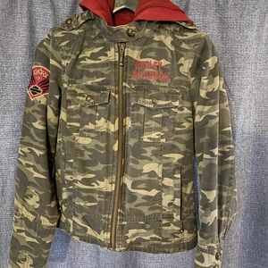 Harley Davidson Camo bomber jacket!
